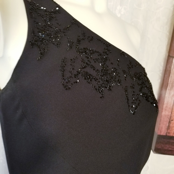 Jones NY Beaded One Shoulder Dress - Picture 8 of 11